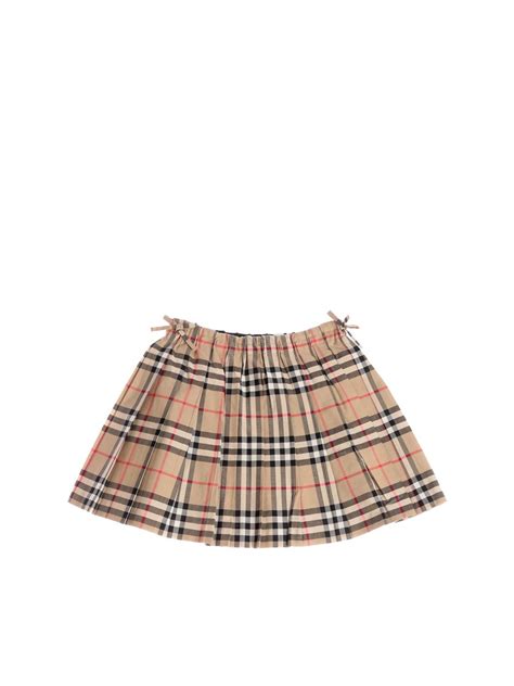 burberry skirt cheap|Burberry check pleated skirt.